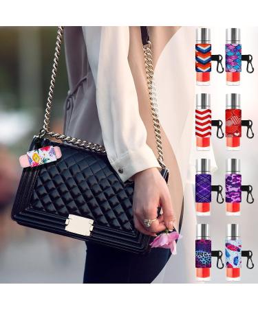Outus 60 Pcs Lip Balm Holder Keychain for Standard Lip Balm - Bulk Elastic Lipstick Sleeve with Clip - Buy Online on GoSupps.com