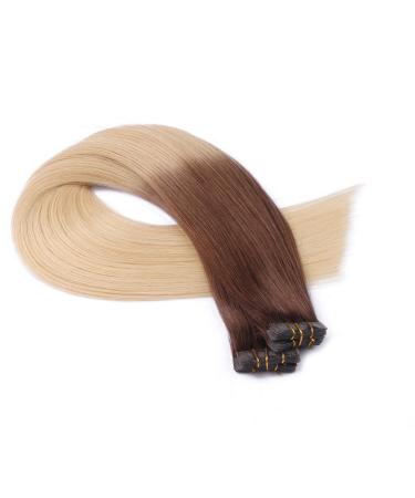 Tape In Hair Extensions #17/20 Ombre - 40cm - 30 Bricks - 100% Remy Real Hair with Adhesive Tape - Brothy Novon - Buy Online on GoSupps.com