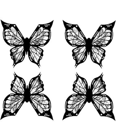 Butterfly Line Eyeliners Stencils Eye Makeup Tool Eye Templates Shaper Model Eyebrow Eyelashes Quick Stamping Tool Pack of Four - Buy Online on GoSupps.com