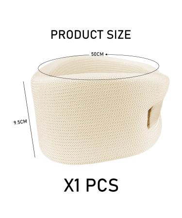 KRYMSON Neck Support Collar - Soft Cervical Collar for Pain Relief & Stability | Comfortable Neck Brace for Recovery - Buy Online on GoSupps.com
