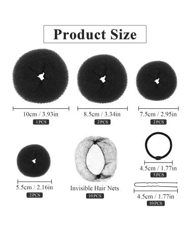 Bekecidi 7-Piece Hair Styling Set: U-Shape Hairpins Donut Makers & Accessories for Women & Kids - Perfect for Weddings & Special Occasions - Buy Online on GoSupps.com