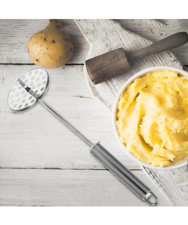 Hemoton Carrot Cookware 2pcs Potato Masher Stainless Steel with Fine Mesh Platter Fruit Cooking Tools for Bead Fruits Yams Baby Food (Silver) Garlic Smasher Press - Buy Online on GoSupps.com