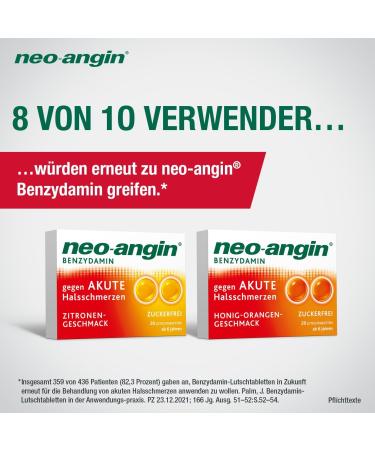 Buy Neo-Angin Benzydamine For Acute Sore Throats - Lemon Flavor | 40 Pieces | Fast International Shipping - Buy Online on GoSupps.com