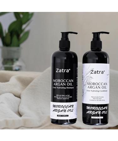 Argan Moroccan Oil Shampoo & Conditioner Set - Hydrate Repair Damaged Hair Reduce Frizz & Enhance Shine - International Shipping Available - Buy Online on GoSupps.com