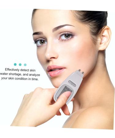 Mikikit 1 Set Moisture Tester Face Moisture Test Pen Skin Analyzer Device Facial Skin Analyzer Moisture Meter Skin Softness Analyzer Face Hydration Tester Abs Fuel Meter Water Oil White - Buy Online on GoSupps.com