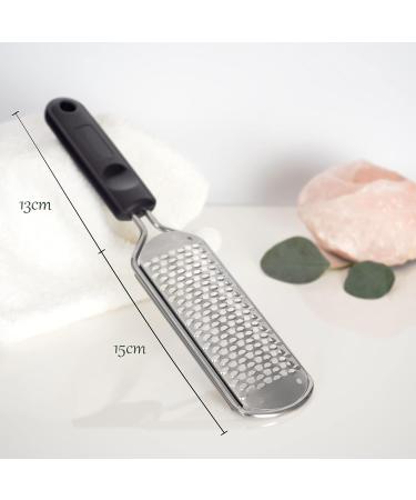 Stainless Steel Horn Skin Remover - Cornhaut Trassel Foot Care Tool - Effective Cornea Removal Device (1 Pack Black) - Buy Online on GoSupps.com