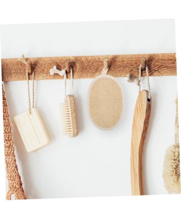 FRCOLOR 6 Pcs Natural Loofah Bath Balls - Exfoliating Back Scrubber & Towel for Body Cleaning | Eco-Friendly Bathing Tool | 16x11x0.6cm - Beige - Buy Online on GoSupps.com