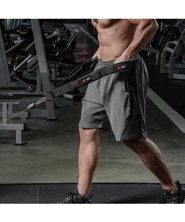 Tricep Rope Cable Attachment for Greater Range Of Motion - Dual Length Design - Buy Online on GoSupps.com