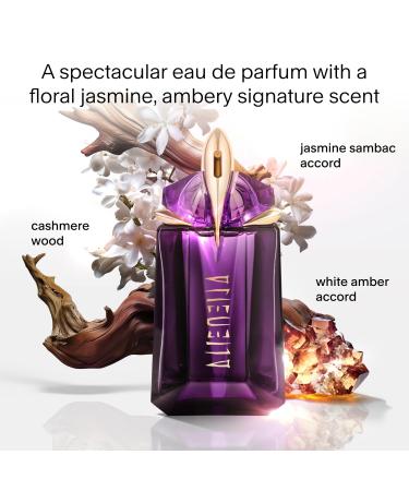Mugler Alien - Eau de Parfum - Women's Perfume - Floral & Woody - With Jasmine Wood and Amber - Long Lasting Fragrance 3.3 Fl Oz (Pack of 1) - Buy Online on GoSupps.com