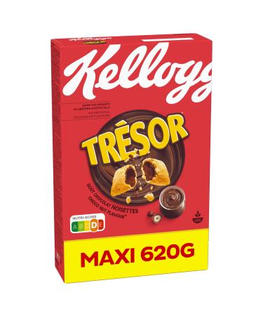 Kellogg's Chocolate Hazelnut Treasure Cereal - 620g