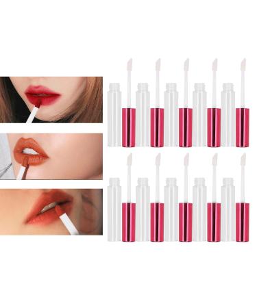 10 Pack of 5ml Refillable Lip Gloss Tubes - Leak-Proof Portable Makeup Containers for Travel & DIY Cosmetics - Buy Online on GoSupps.com
