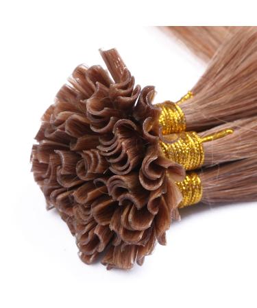 Buy High-Quality Keratin Bonding U-Tip Extensions - #10 Light Brown 60cm 300 Strands - 100% Remy Real Hair | Novon Hair Extensions - Buy Online on GoSupps.com
