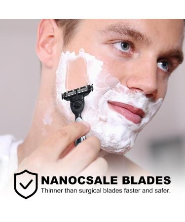 24 PCs Mach3 Razor Blades - Premium Manual Blades for Clean Shaving Beard & Leg Hair International Shipping Available - Buy Online on GoSupps.com