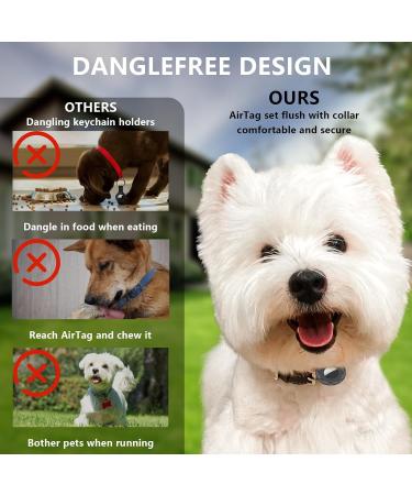 Airtag Dog Collar Holder Waterproof Airtag Case for Dogs Anti-lost Shock Resistant Air Tag Holder Protective Cover for Key Backpack Cat Dog Gps Tracker(Black) - Buy Online on GoSupps.com