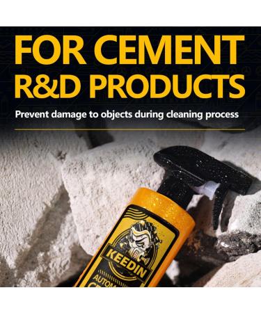 Concrete Dissolver | Concrete Stain Solution Cleaner Concrete Cement Stain Remover Mild Formula Cleaning for Metal Automobile Rowces - Buy Online on GoSupps.com