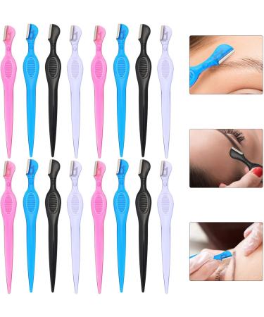 Fomiyes 48 STK Eyebrow Razor Kit - Mini Trimmer for Eyebrow & Face Hair Removal Travel-Friendly ABS Tools 12.5x2x0.2cm - Buy Online on GoSupps.com