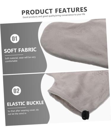 Housoutil 1 Pair Wax Warm Foot Cover Paraffin Bath Liner Heated Gloves Paraffin Booties Easy Liner Bathing Foot Cover Paraffin Wax Foot Covers Spa Cotton Mittens Protector 28X20X0.9CM Grey - Buy Online on GoSupps.com
