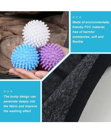SPORWAY Dryer Balls Washing Balls Pack of 9 Washing Balls for Tumble Dryers Dryer Balls Washing Ball Reusable for Fluffy Laundry Home Clothing Cleaning - Buy Online on GoSupps.com