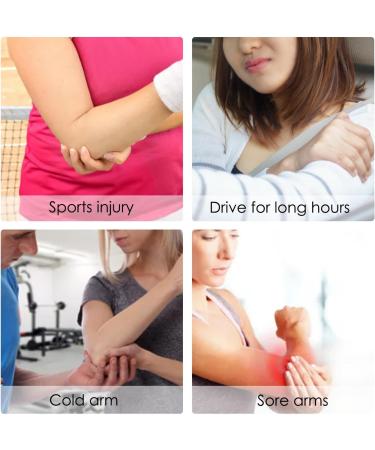 Heated Elbow Bandage for Pain Relief | Adjustable Temperature Joint Support for Arthritis & Tendon Infections - Buy Online on GoSupps.com
