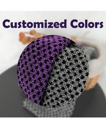 myHomeBody Exfoliating Washcloth Set | Japanese Towel & Scrubber Combo | 3D Texture, Obsidian & Raisin Dots | Includes Silicone Facial Brush | Set of 2 - Buy Online on GoSupps.com