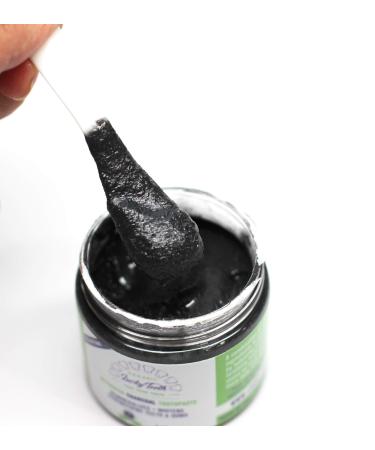 Lucky Teeth Organic Toothpaste- Mixed -Charcoal + Regular (White) -All Natural, Remineralizes and Fortifies Teeth and Gums. (2 Bottles) (2 OZ PET Plastic) 2 Ounce (Pack of 2) Mixed - Buy Online on GoSupps.com