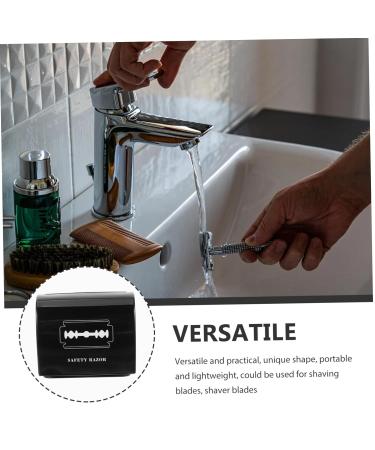 Minkissy Stainless Steel Storage Box for Barber Shaving Blades | Secure Razor Disposal Case & Blade Relaxing Box - Buy Online on GoSupps.com