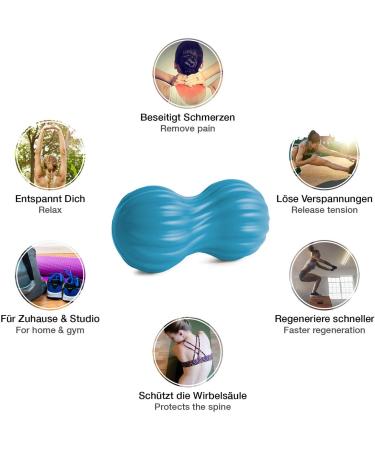 PINOFIT Fascia Duoball Wave - Premium Massage Ball for Neck & Back Muscle Regeneration | International Shipping Available - Buy Online on GoSupps.com