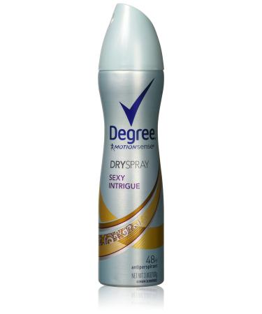 Degree MotionSense Dry Spray Antiperspirant Sexy Intrigue 3.8 oz (Pack of 2)