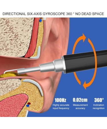 1080p HD Digital Otoscope Camera with Light - Ear Wax Removal WiFi Endoscope for iPhone iPad & Android - IP67 Waterproof 3.9mm Ultra-Thin Design (Black) - Buy Online on GoSupps.com
