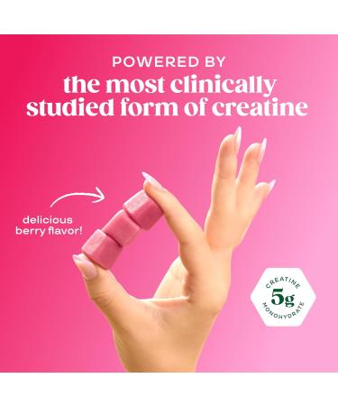 Bloom Creatine Monohydrate Gummies 5g Per Serving Sugar Free Creatine Gummy for Workout Strength Cognitive Health & Lean Muscle Support Gluten Free & Non GMO Berry Boost 36 Gummies 12 SVG Berry Boost 36 Count (Pack  - Buy Online on GoSupps.com