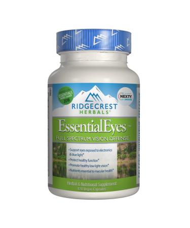 RidgeCrest Herbals EssentialEyes 120 Vegan Capsules