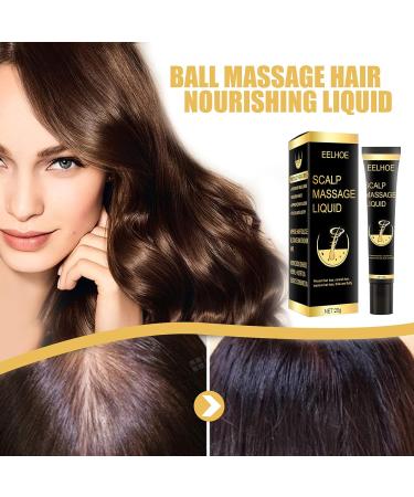 Herbal Hair Growth Serum - Anti Hair Loss Roll-On for All Hair Types | Biotin & Massage Ball | Rejuvenate & Regrow Hair Naturally - Buy Online on GoSupps.com