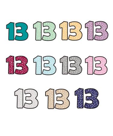 Lucky Number 13 Temporary Tattoos Stickers for Taylor Fans 11Pcs including 10Pcs Different Colors Same with Singer Album Theme 1Pc Green Same Style with Star Stickers 13 Hand Tattoo Concert Merch for Swiftes Gifts