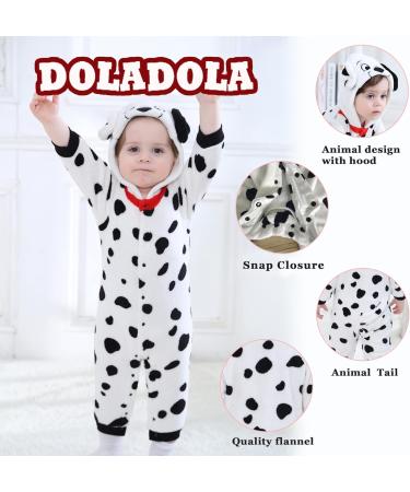 Doladola Dalmatian Baby Romper | Toddler Jumpsuit Newborn Outfit 0-3 Months - Buy Online on GoSupps.com