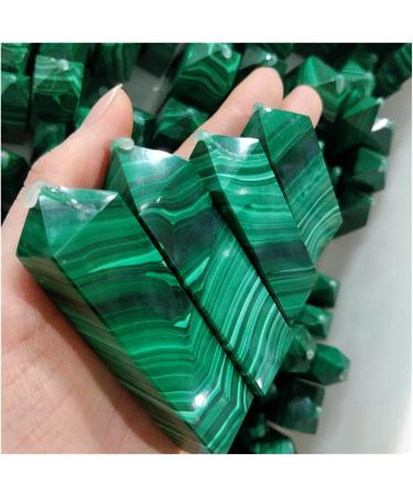 Gemstone Natural Malachite Crystal Points Malakite Quartz Minerals Obelisk Prism Decorate Jewelry Decoration (Size : 60-90g a pc) - Buy Online on GoSupps.com