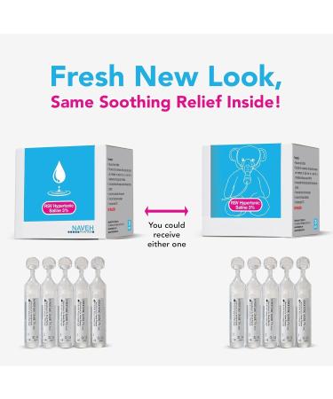 NAVEH PHARMA RSV Gentle Respiratory Relief: Baby-Friendly 3% Hypertonic Saline Solution for Nebulizer | Soothing Inhalation for Little Ones | 25 Vials x 5ml | Easy Clearing of Tiny Lungs & Congestion - Buy Online on GoSupps.com