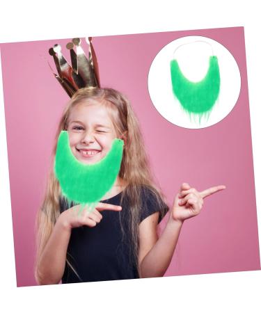 BESTYASH Barbe Verte Fausse Barbe et Moustache kit d'entretien de la Barbe pour Homme d guisement Saint Patrick Costume Saint Patrick St. Moustache du Jour de Patrick Barbe de Costume Green 3 - Buy Online on GoSupps.com