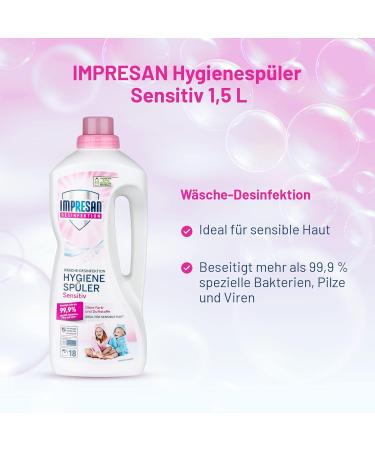 IMPRESAN Hygiene Rinse Sensitive - Unscented 3L (Pack of 4) | International Shipping Available - Buy Online on GoSupps.com