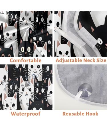 Beard Bib Apron for Men | Cute Cat Beard Hair Catcher | Perfect Fathers Day & Anniversary Gift | Beard Bib with Suction Cups - Buy Online on GoSupps.com