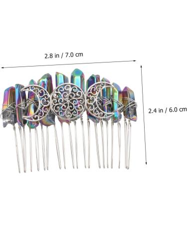 Ipetboom 1pc Niang Silver 20-tooth Hair Comb Wire Bridal Veil Comb Hair Decorations for Women Exquisite Headwear Pearl Hair Accessories Combs Tuck Comb Copper Wire Bride Silver Wire Natural - Buy Online on GoSupps.com