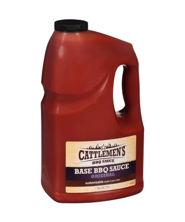 Cattlemen's Original Base BBQ Sauce, 1 gal - One Gallon Container Customizable Barbecue Sauce Base for Chefs, Ideal for Ribs, Briskets, Sauces for Salads, Seafood and More 128 Fl Oz (Pack of 1)