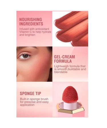 Outfmvch Liquid Blush - Lightweight & Blendable Cheek Makeup for Natural-Looking Soft Cheeks - Moisturizing & Smudge-Proof Formula - 1 Fl Oz - Buy Online on GoSupps.com