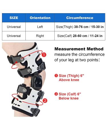 RISURRY OA Unloader Knee Brace for Arthritis Pain Relief | Osteoarthritis Support | Bone on Bone Joint Pain Relief | Medial/Lateral Degeneration Brace | Universal-Right Leg - Buy Online on GoSupps.com