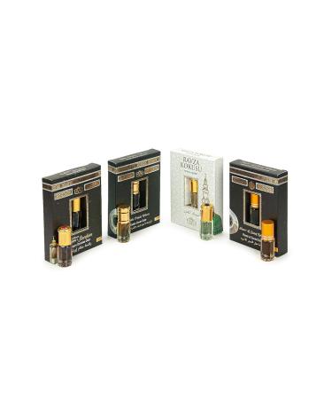 ihvan online Personal Fragrance Prayer Rug Fragrance Islamic Perfume Oil Rollerball for Men & Women Alcohol Free Pack of 4-12 mL / 0.40 Fl Oz Makam- ibrahim Hacer-ul Esved Kaaba Cover Ravza Makam- ibrahim - Hacer-ul Esved - Kaaba - Ravza 0.1 Fl Oz (Pack o - Buy Online on GoSupps.com
