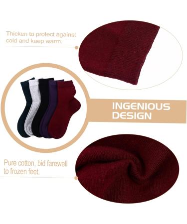 Healeved 5 Pairs Gel Ripstop Socks Moisturizer Socks Women s Socks Spa Socks Silicone Heel Socks Moisturizing Foot Sock Silicone Heel Pad Socks for Woman Care Pure Cotton Miss Nursing Socks - Buy Online on GoSupps.com