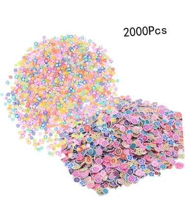 Housoutil 4000 Pcs Stickers for Nails Nail Art Sticker Resin Polymer Slices Nail Self Nail Rhinestone Nail Polymer Clay Nail Patches Flower Stickers Decor Nail Diy Tools Rhinestones 3d Flash - Buy Online on GoSupps.com