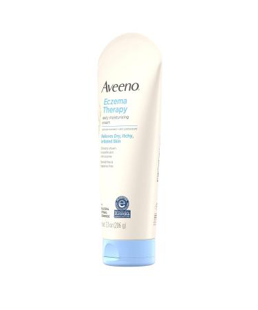 Aveeno Eczema Therapy Daily Moisturizing Cream for Sensitive Skin Soothing Lotion with Colloidal Oatmeal for Dry Itchy and Irritated Skin Steroid-Free and Fragrance-Free 7.3 oz - Buy Online on GoSupps.com