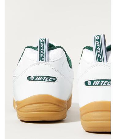 Hi-Tec Women's Squash Classic Shoes - Size 43 EU - White/Green - International Shipping Available - Buy Online on GoSupps.com