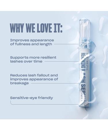 BABE ORIGINAL Renewing Lash Serum Peptide-Infused Eyelash Serum for Fuller Longer-Looking Natural Lashes Lash Enhancing Treatment with Nourishing Botanicals Vegan & Cruelty-Free Gentle 2 Month Supply (3mL) - Buy Online on GoSupps.com