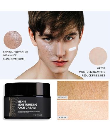 Mens Moisturiser Face for Anti-Aging Skin Tightening Face Cream for Hydration Natural Anti Wrinkle Day Face Cream Reduce Fine Lines and Wrinkles Mens Face Cream Skincare - Buy Online on GoSupps.com